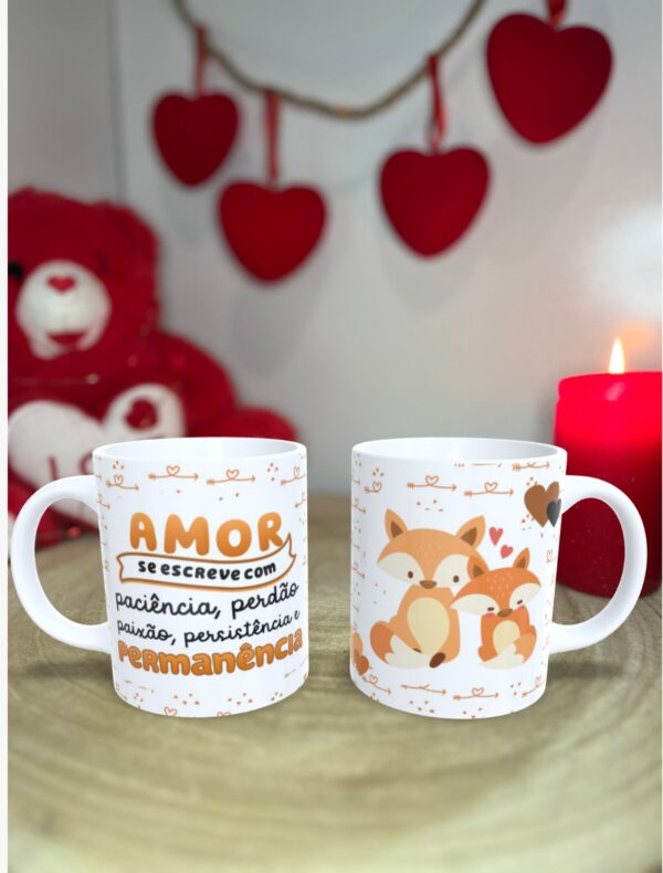 Caneca Personalizada para Namorados  - Um Amor Selvagem