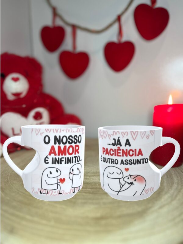 Caneca em Forma de Coração - Amor em Cada Gole