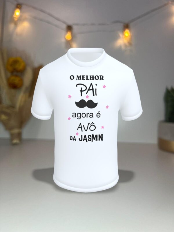 T-Shirt "O Melhor Pai Agora é Avô" – Presente Especial para o Dia do Pai