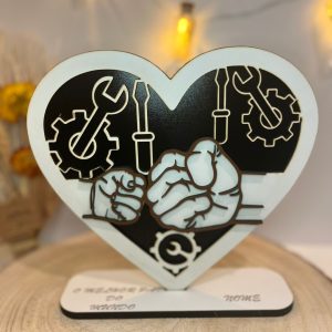 Coração em MDF – Presente Especial para o Dia do Pai