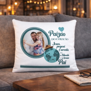 Almofada Personalizada para o Dia do Pai Um Presente Cheio de Carinho
