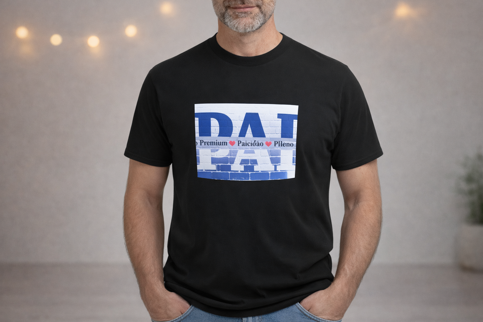 T-Shirt "Melhor Pai do Mundo" – Presente Perfeito para o Dia do Pai