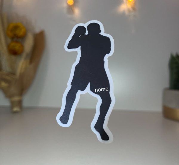 Jogadores de Boxe em MDF Personalizados