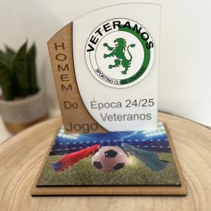 Troféu Melhor Jogador em MDF - Homenagem Única e Sustentável