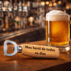 Abridor de garrafas personalizado com a sua mensagem