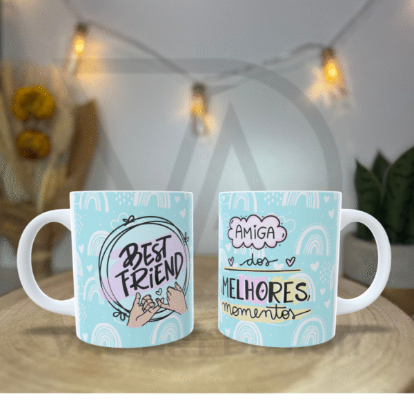 Caneca "Best Friend / Amiga dos Melhores Momentos"