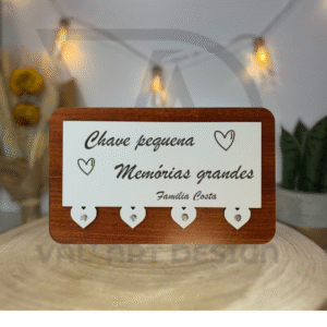 Chaveiro "Chave Pequena, Memórias Grandes"