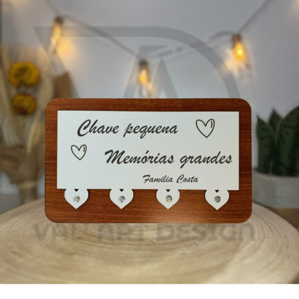 Chaveiro "Chave Pequena, Memórias Grandes"