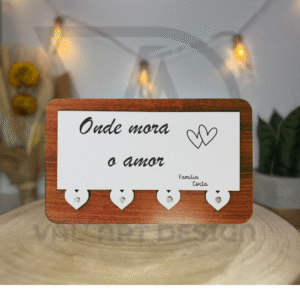 Chaveiro  "Onde Mora o Amor"