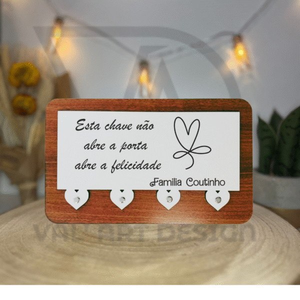 Chaveiro  "Felicidade"