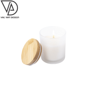 Vela com tampa de bamboo revenda