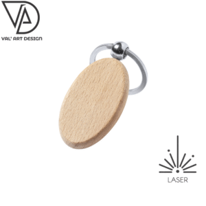 Porta-chaves em bamboo Oval revenda