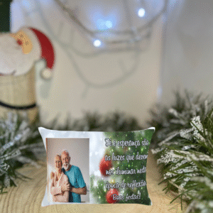 🎅 Almofada de Natal Personalizada – “Espalha Magia e Conforto neste Natal”