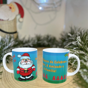 Caneca Pai Natal Personalizada – A Magia do Natal na Sua Caneca!