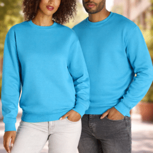 Sweatshirt Unissexo com Gola Redonda – Algodão e Poliéster Reciclado, 290 g/m²