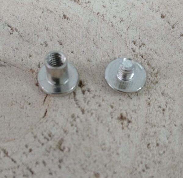 parafusos para encadernação 6mm min. 10 conjuntos