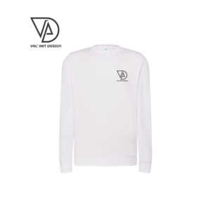 Sweatshirt Unissexo com Gola Redonda – Algodão e Poliéster Reciclado, 290 g/m²
