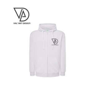 Sweatshirt com Capuz e Fecho Completo