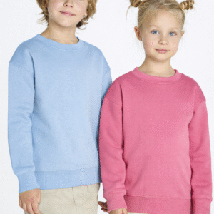 Sweatshirt Criança com Gola Redonda – Algodão e Poliéster 290g