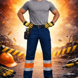 Calças Multibolsos de Alta Visibilidade (Factory) EPI Categoria II