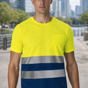 T-Shirt de Alta Visibilidade (Wexford) de Manga Curta – Segurança e Conforto