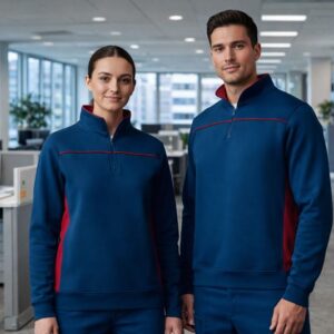 Sweatshirt THUNDER com Meio Fecho – Conforto e Funcionalidade Profissional