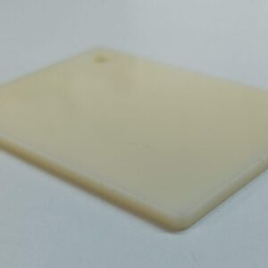 Placa de Acrílico Cast Creme 3 mm – Elegância Suave e Acabamento Profissional