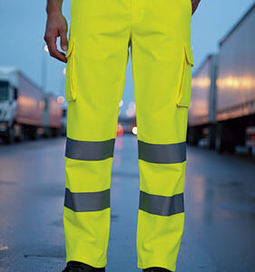 Calças Multibolsos de Alta Visibilidade (LENSTAD) EPI Categoria II