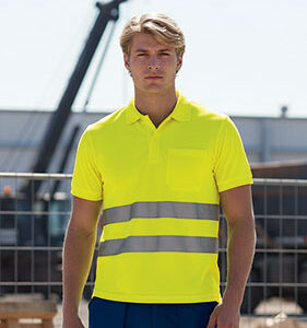 Polo de Alta Visibilidade Manga Curta (Lexington)