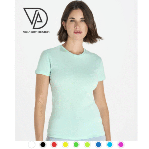 T-Shirt Básica Feminina 100% Algodão 145g – Ideal para Personalização