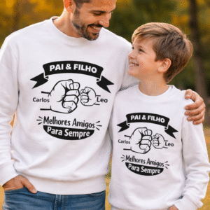 💙 Sweatshirts Pai & Filho Personalizadas – Dia do Pai