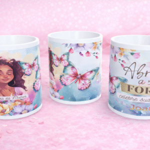 🌸 Caneca Personalizada “Feliz Dia da Mulher” – Com Nome
