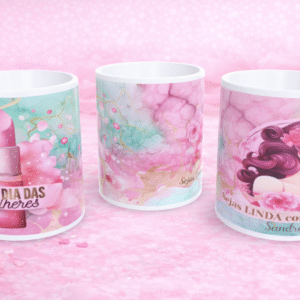 🌸 Caneca Personalizada “Dia da Mulher” – Com Nome