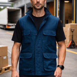 Colete de Trabalho (Printer) Multibolsos Acolchoado – Conforto Térmico e Máxima Funcionalidade